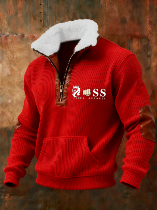 Martim | Blusa Retro com Gola em Pelo