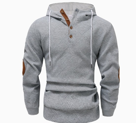 Tiago | Blusa Com Capuz em Relevo e Detalhes Premium