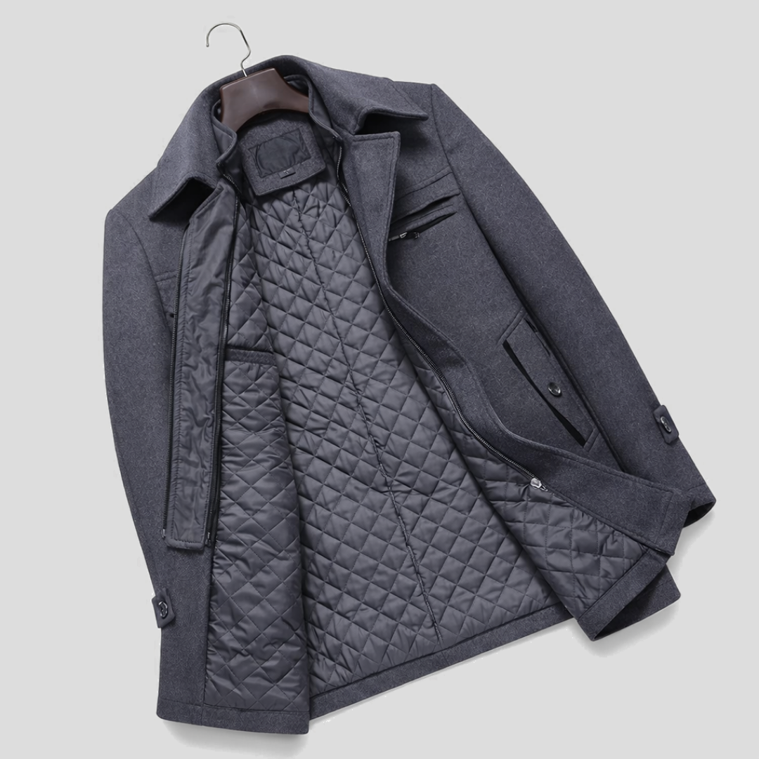 Filipe | Sobretudo Casual de Corte Ajustado