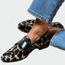 Mocassins com estampa animal