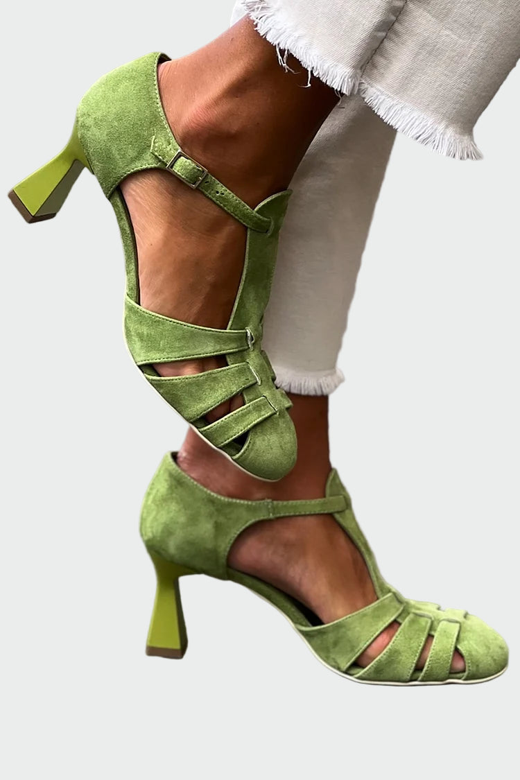 Lívia | Sandálias com Tacão Médio