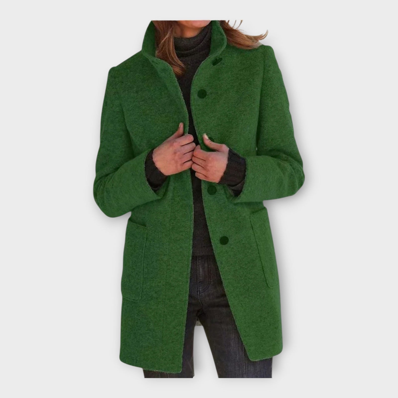 Casaco Elegante com Linha Atemporal