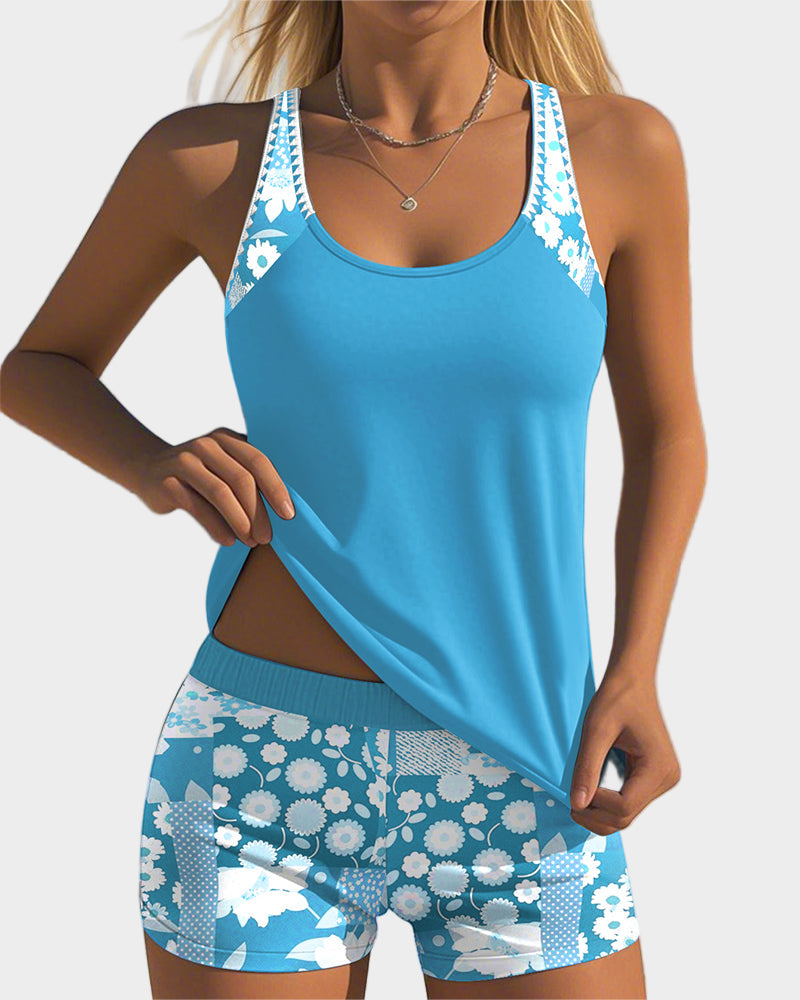 Conjunto de fato de banho moderno