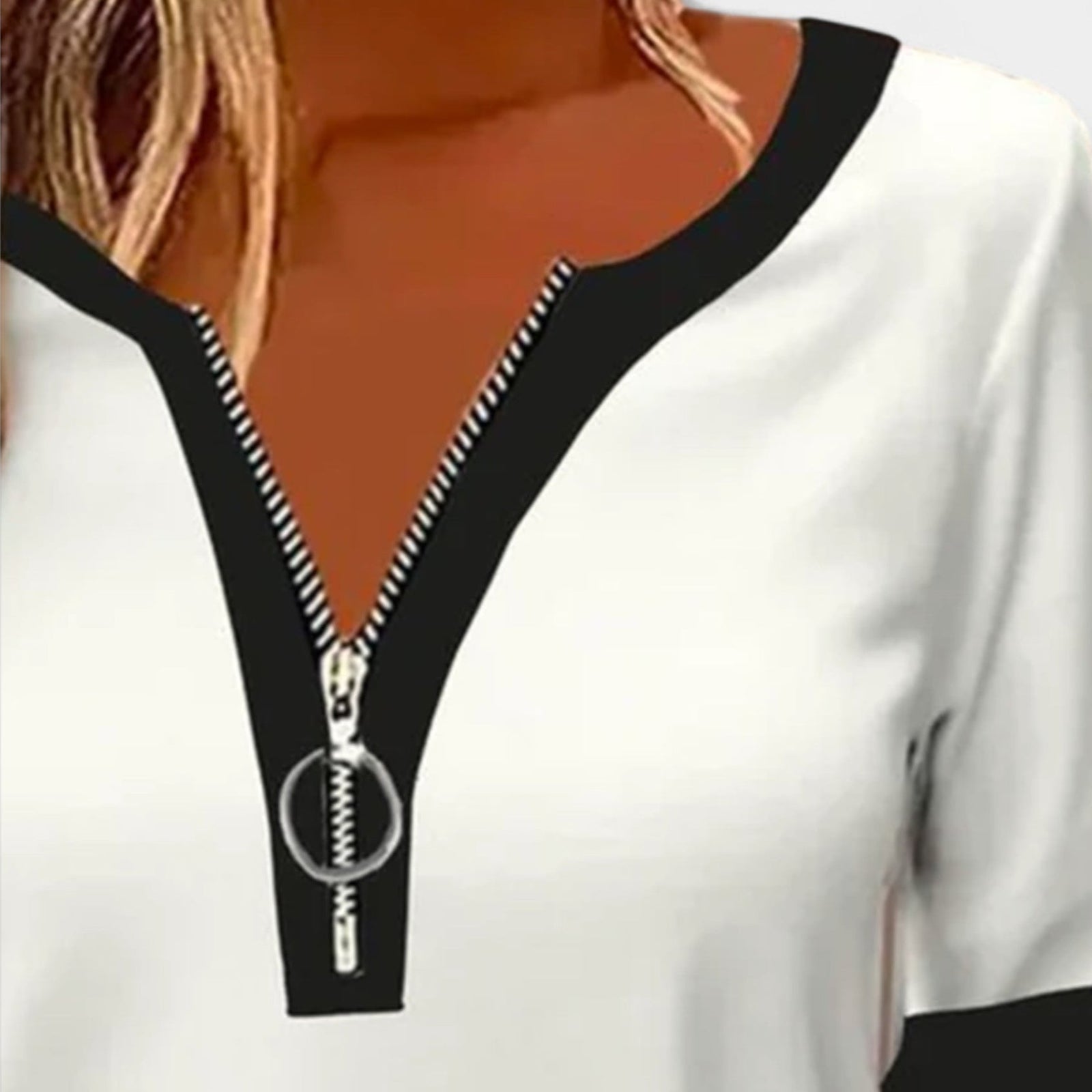 Camisola de Manga Longa com Zíper