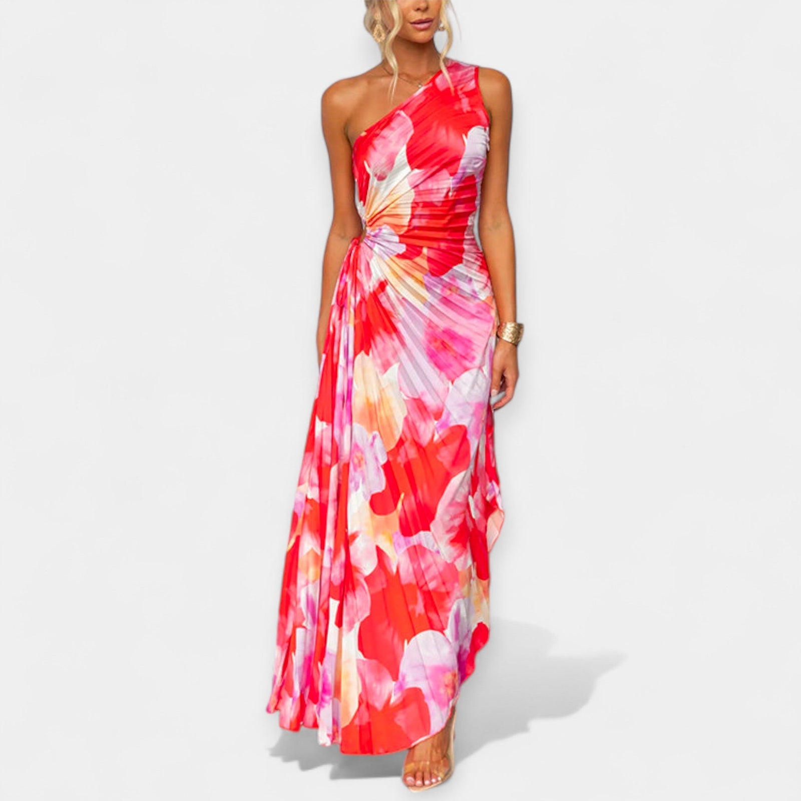 Vestido com Design Assimétrico