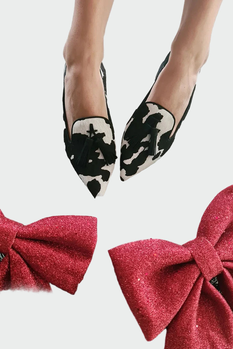 Mocassim com bico fino