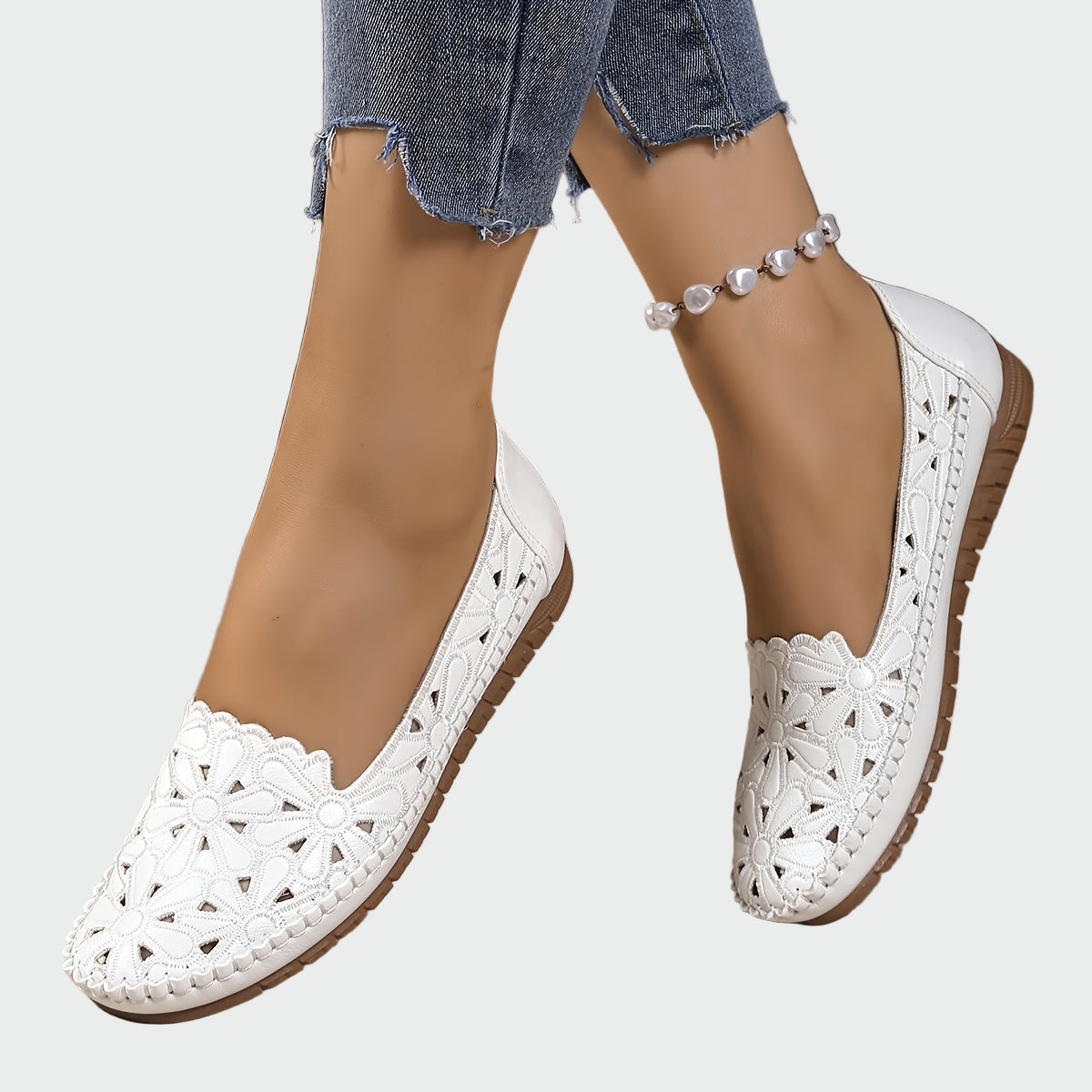 Sapatos Ortopédicos Leves e Confortáveis com Perfurações