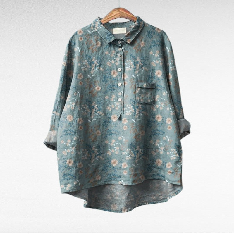 T-Shirts Clássicas com Padrão Floral