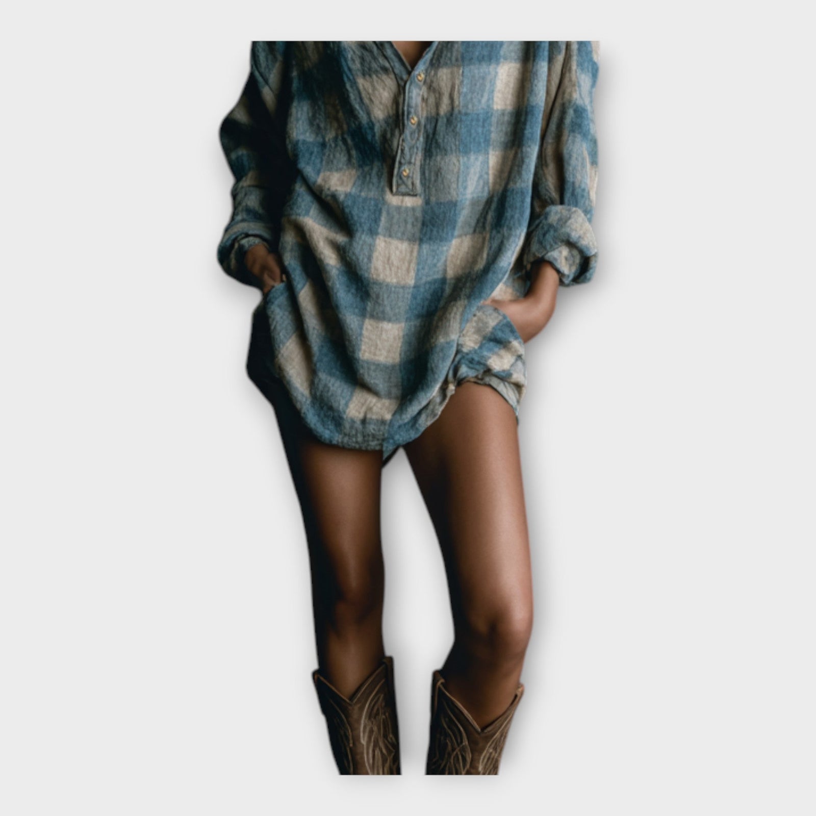 Vestido camisa com elegância descontraída