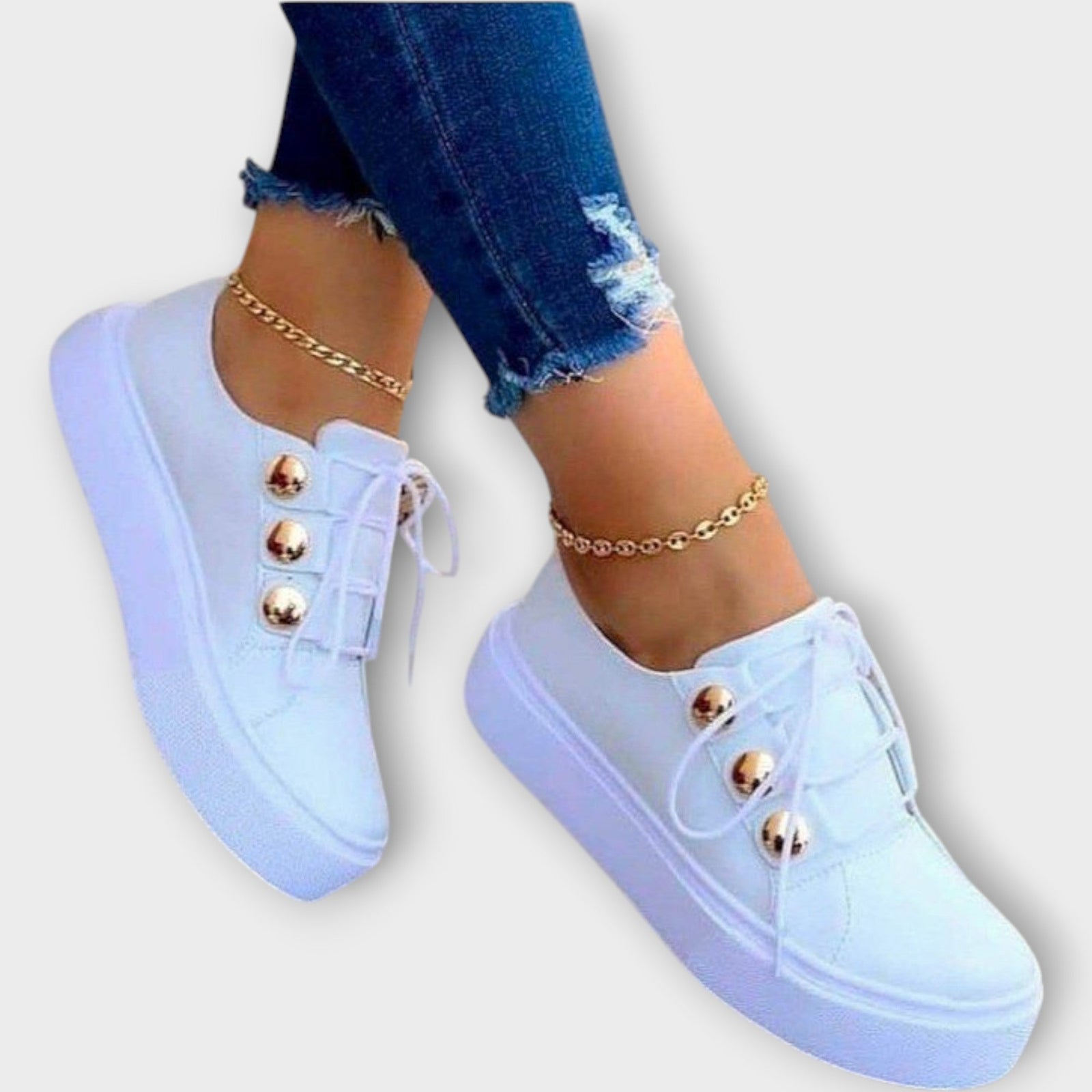 Sneakers Elegantes com Design Minimalista