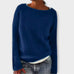 Sweater Tricotado com Design Minimalista