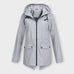 Casaco Elegante Impermeável com Capuz
