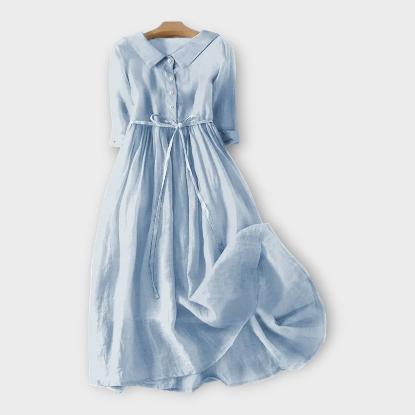 Vestido elegante com um toque atemporal