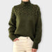 Eva - Sweater feminino com detalhe de malha