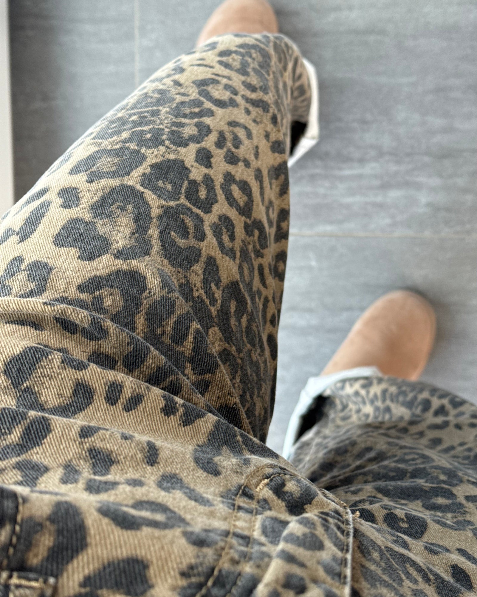 Rute | Calças Largas Padrão Tigresa