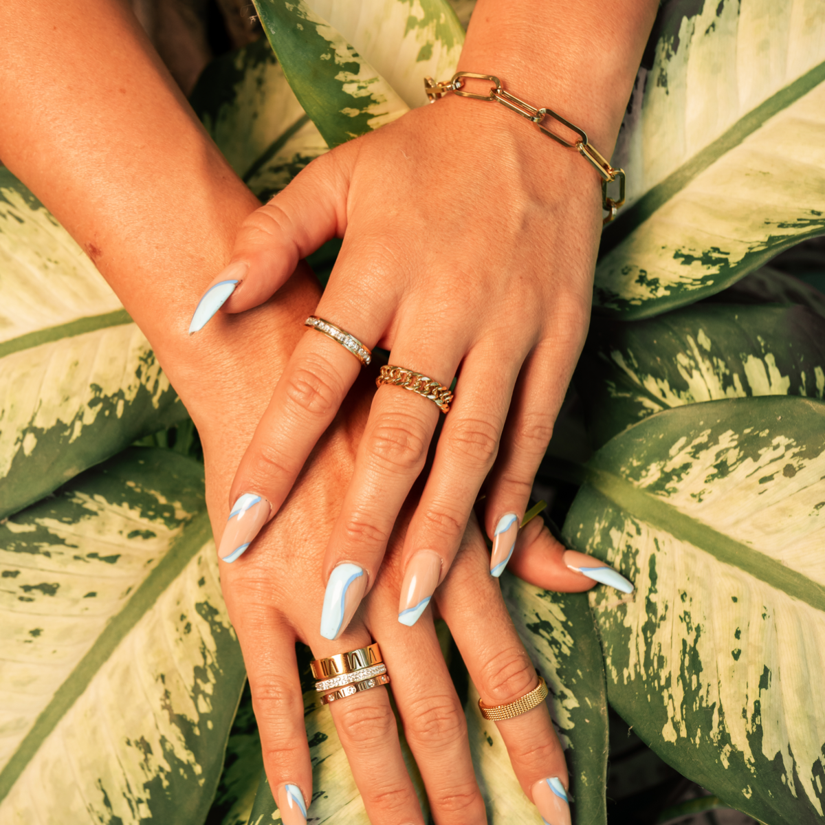 Pulseira de Ouro Clip