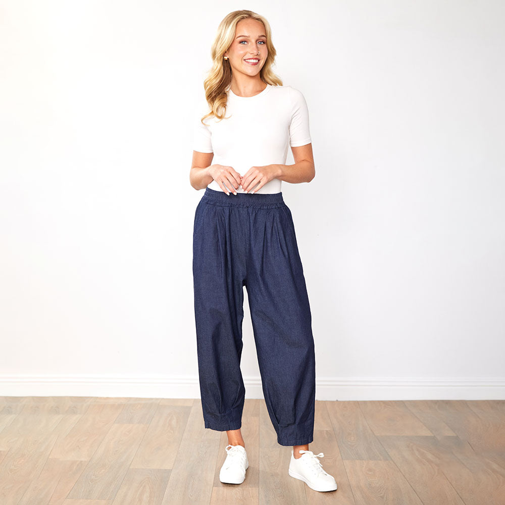 Maria | Calças Ivy (Azul Denim)