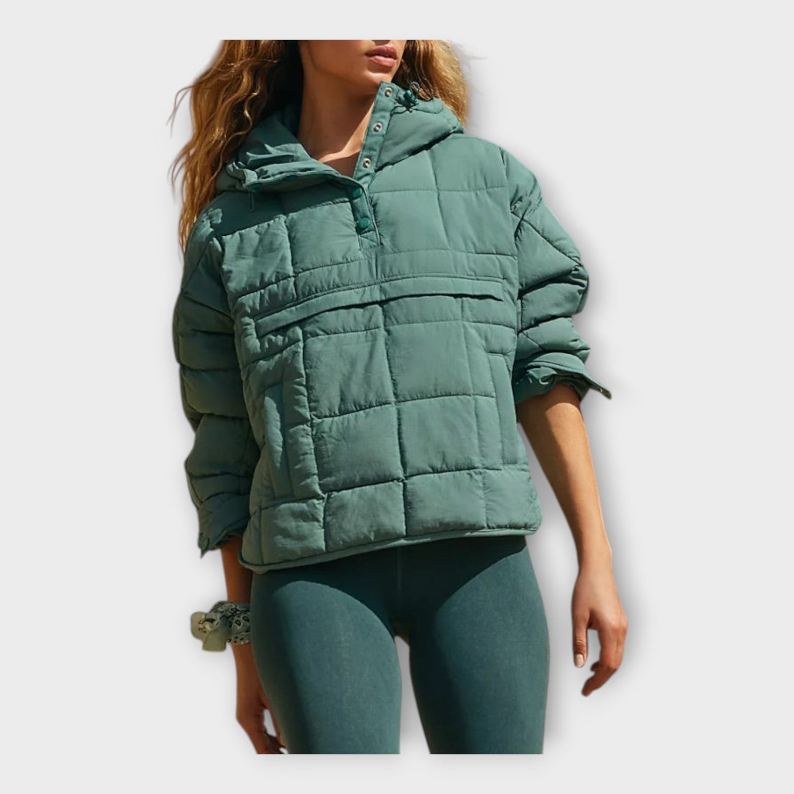 Casaco Puffer com Capuz