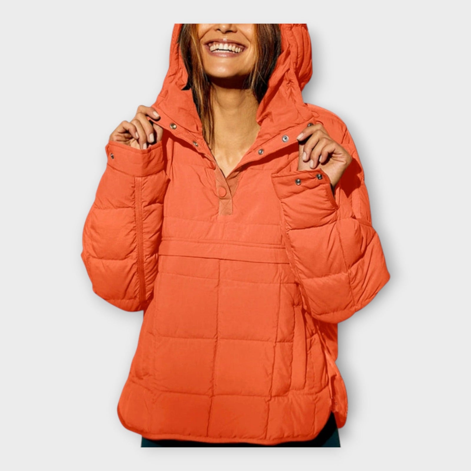 Casaco Puffer com Capuz