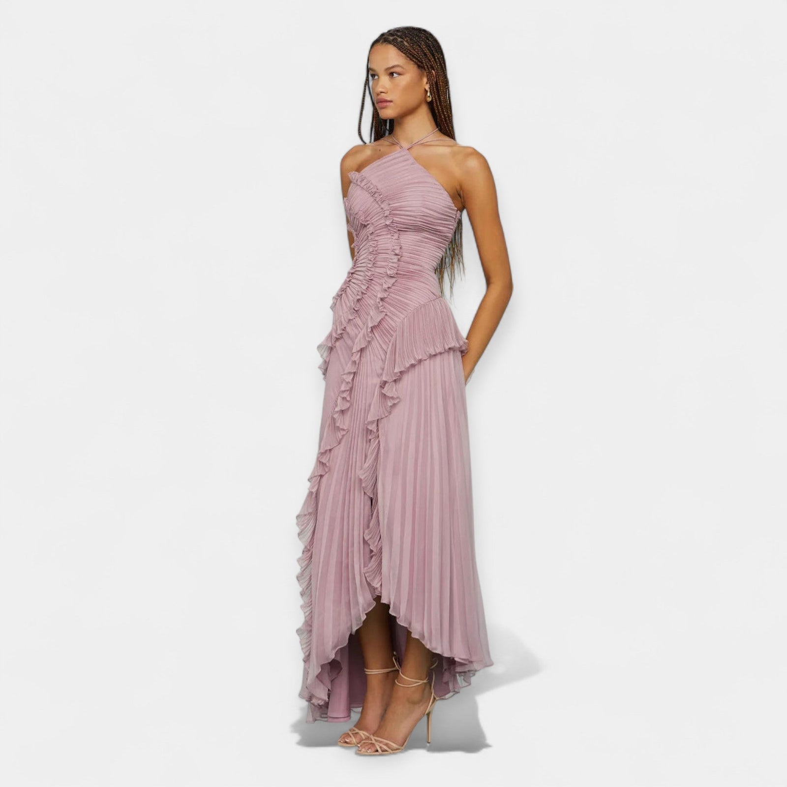 Vestido com Volantes Reguláveis