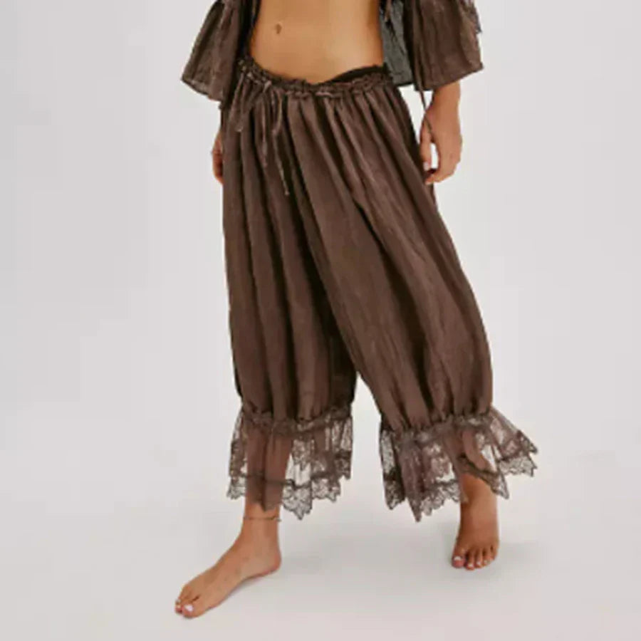 Pantalona Boho com Renda