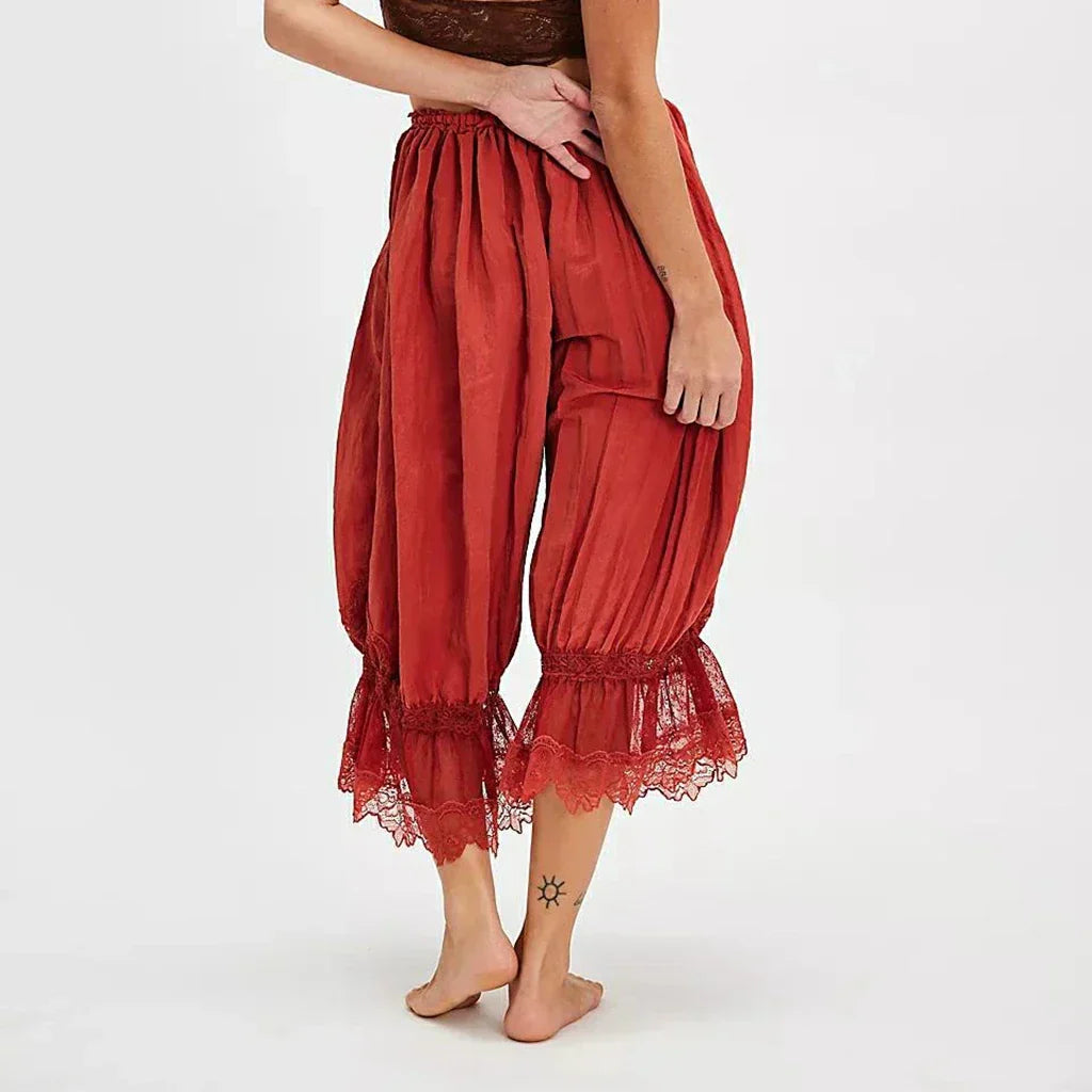 Pantalona Boho com Renda
