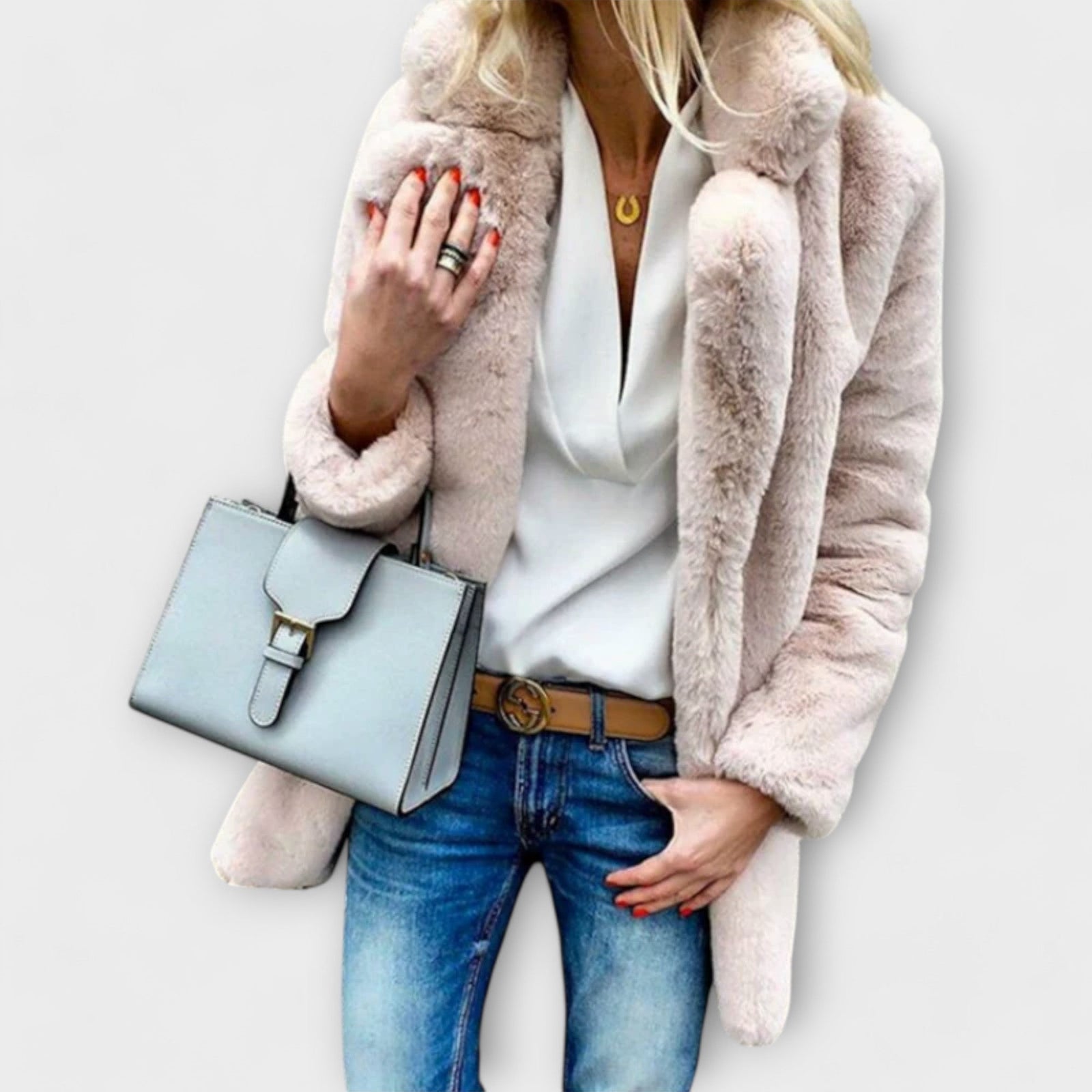 Luna – Casaco de Inverno Quente e Puff