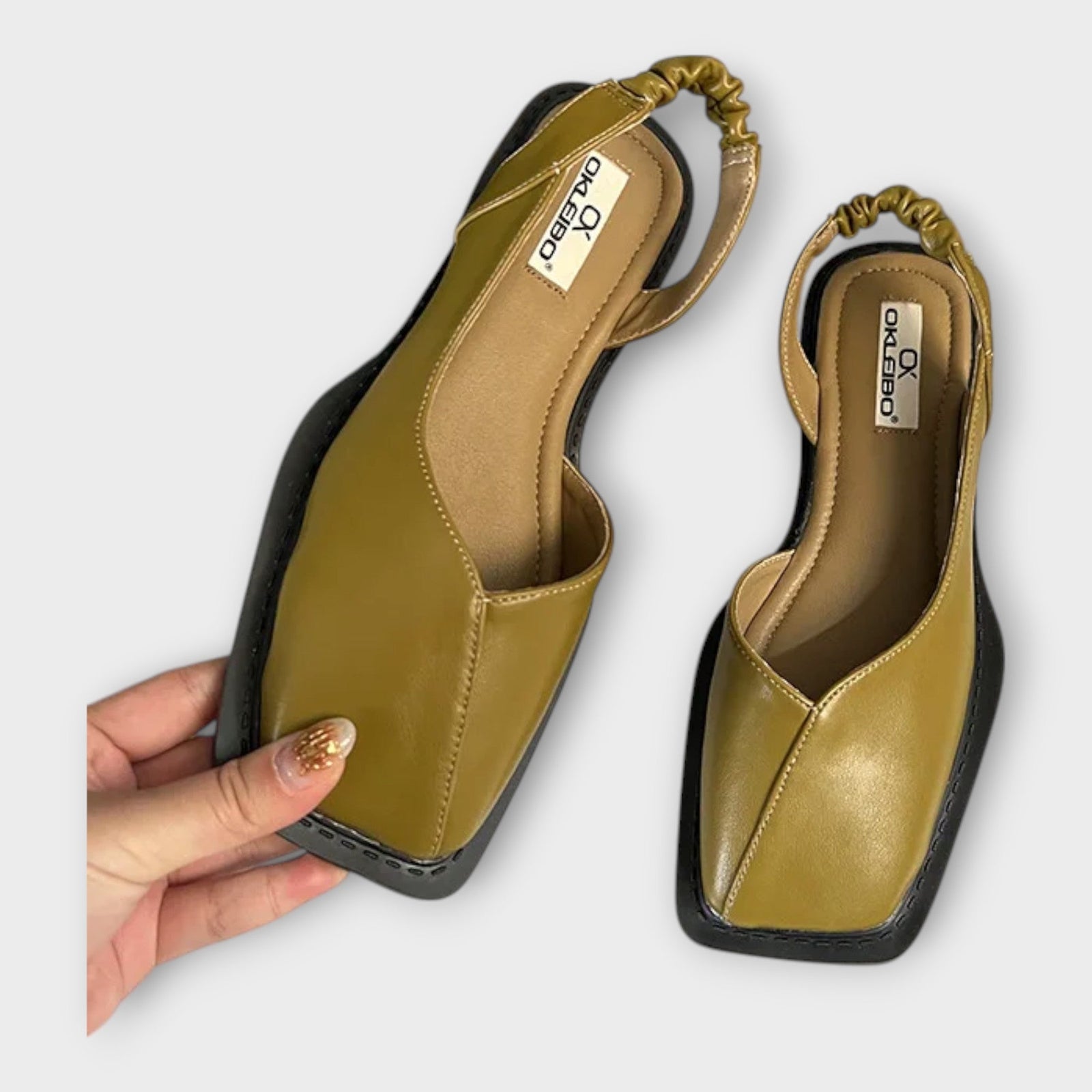 Mocassins de Sintético com Calcanhar Elástico