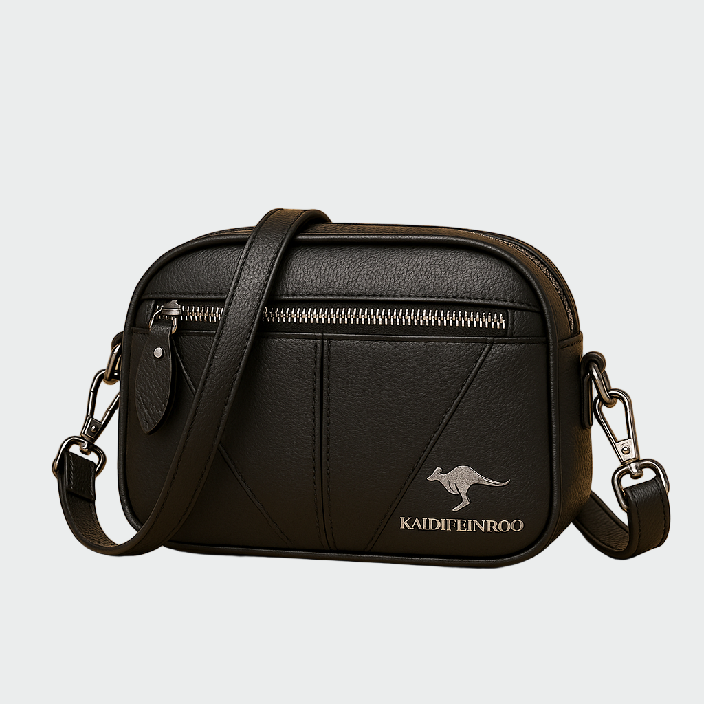 Peça de couro de elegância intemporal