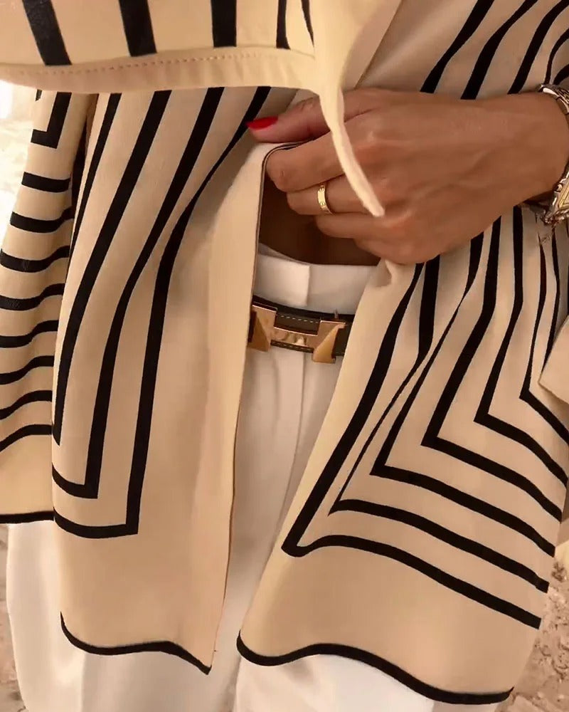 Camisa Risca de Estilo Refinado