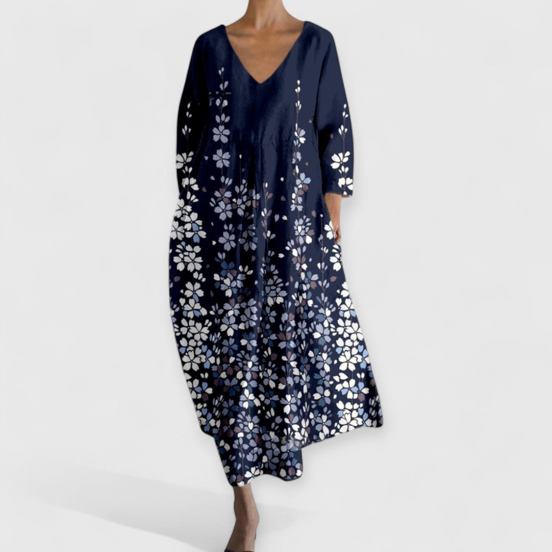 Vestido de Festa com Decote em V