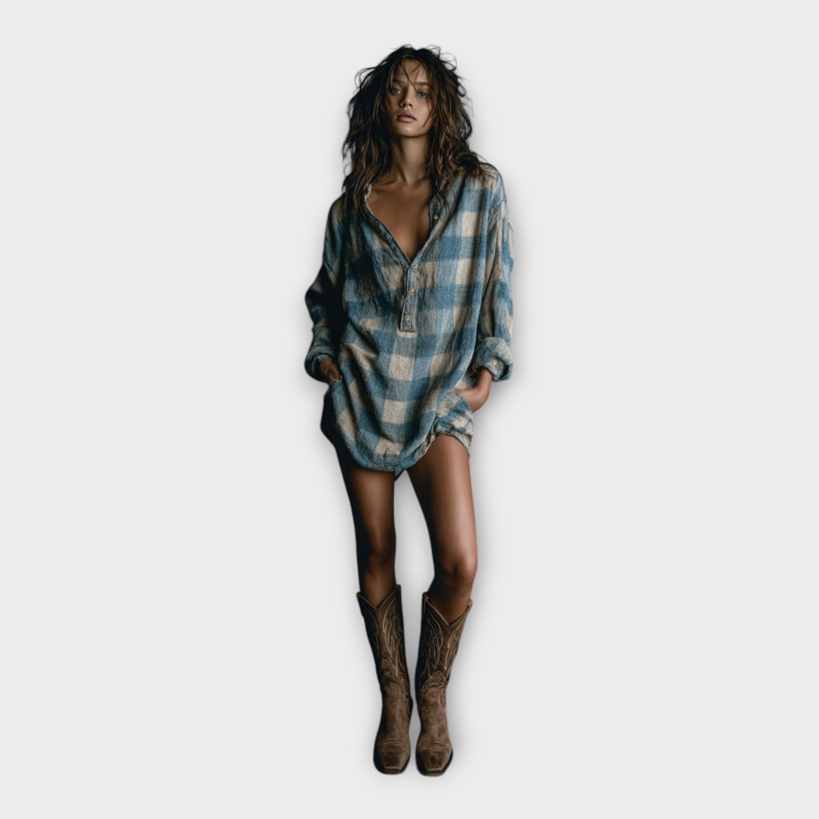 Vestido camisa com elegância descontraída