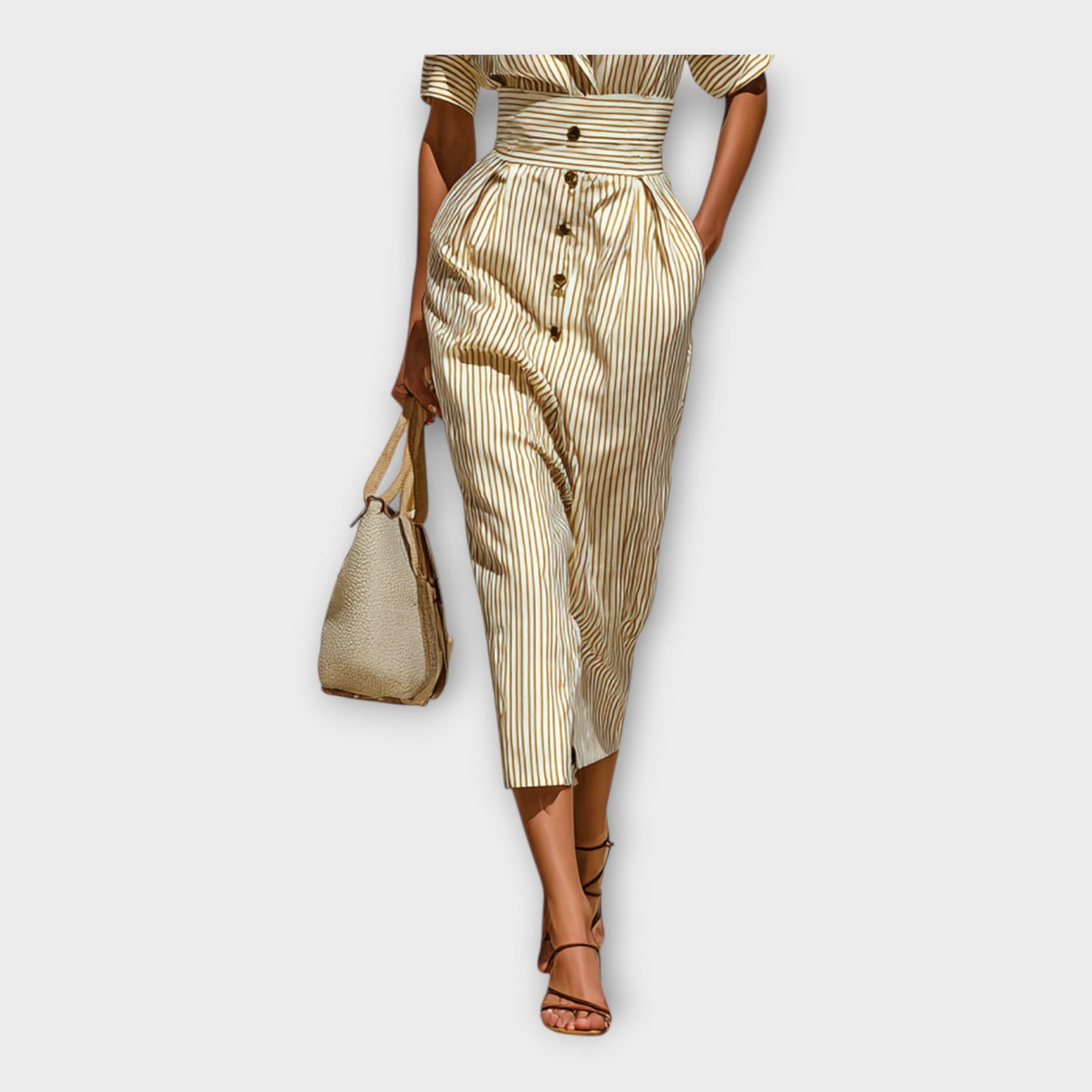 Vestido com elegância refinada