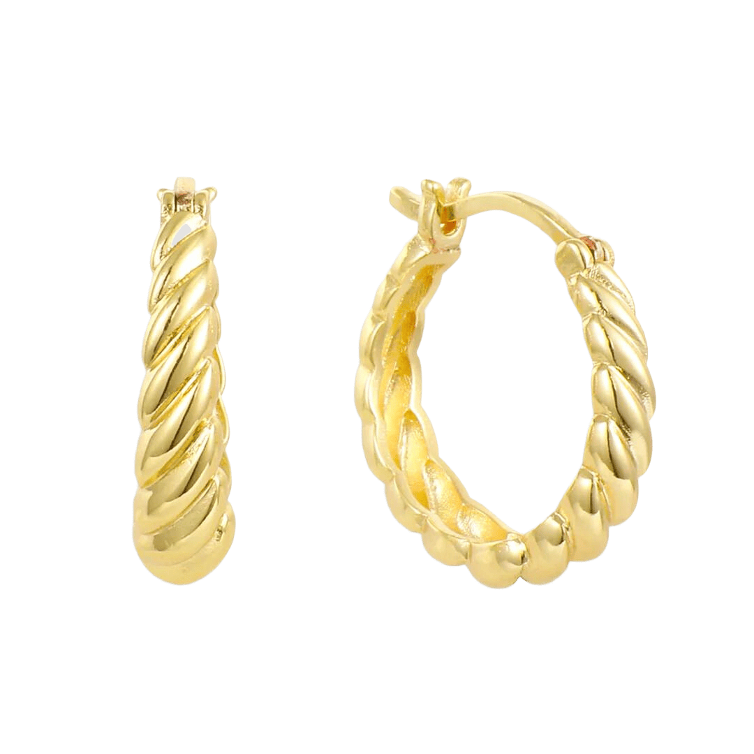 Brincos Torcidos com Estilo Twist