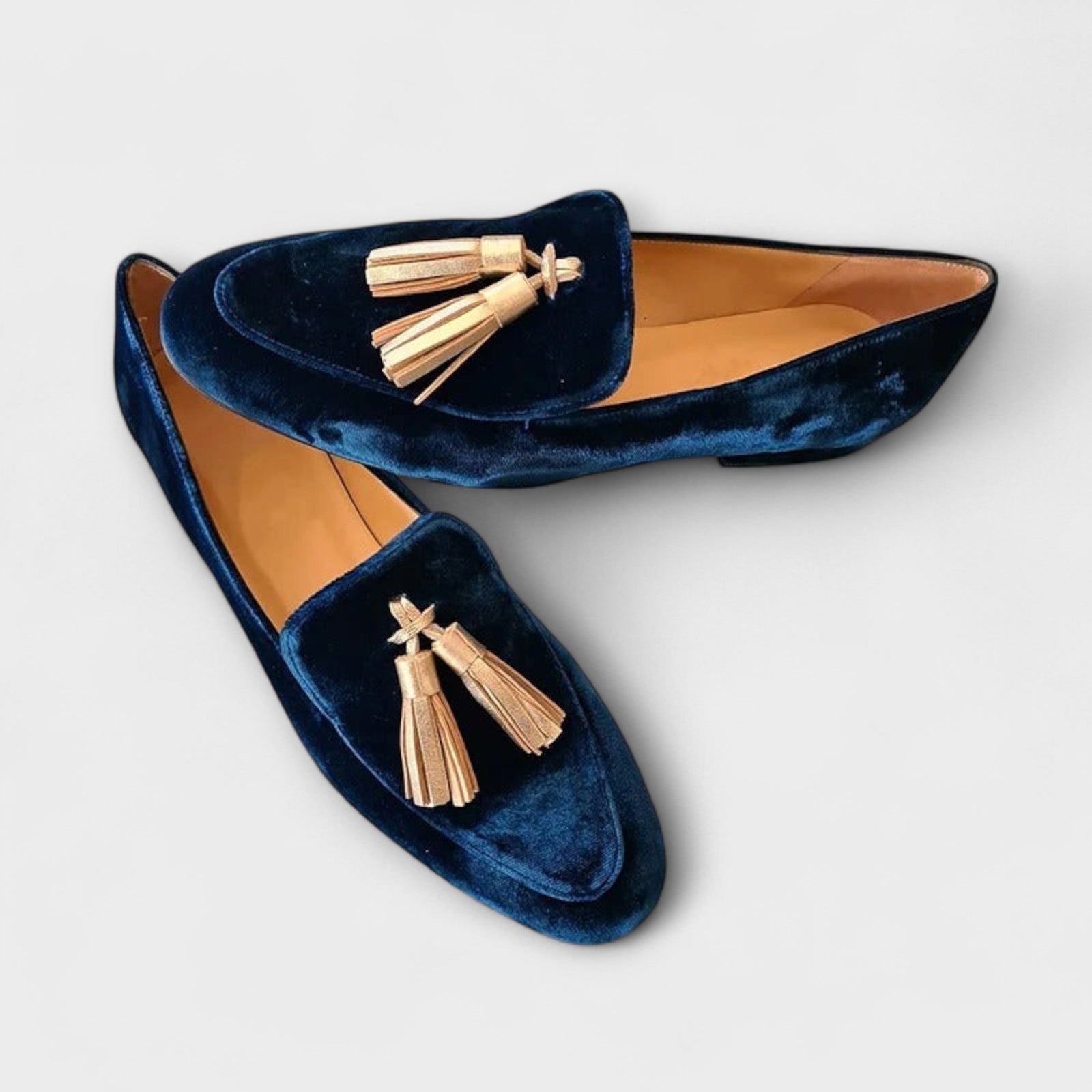 Quinnlyn – Loafers vintage inspirados com Laços