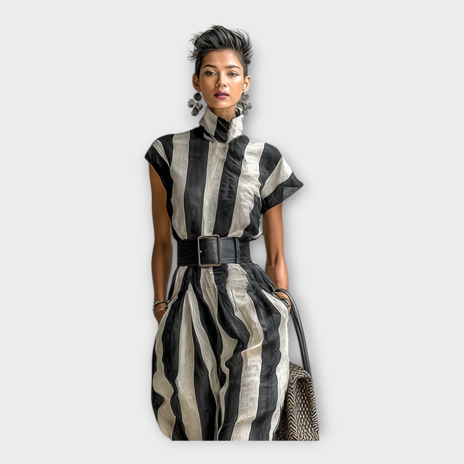 Macacão com elegância statement