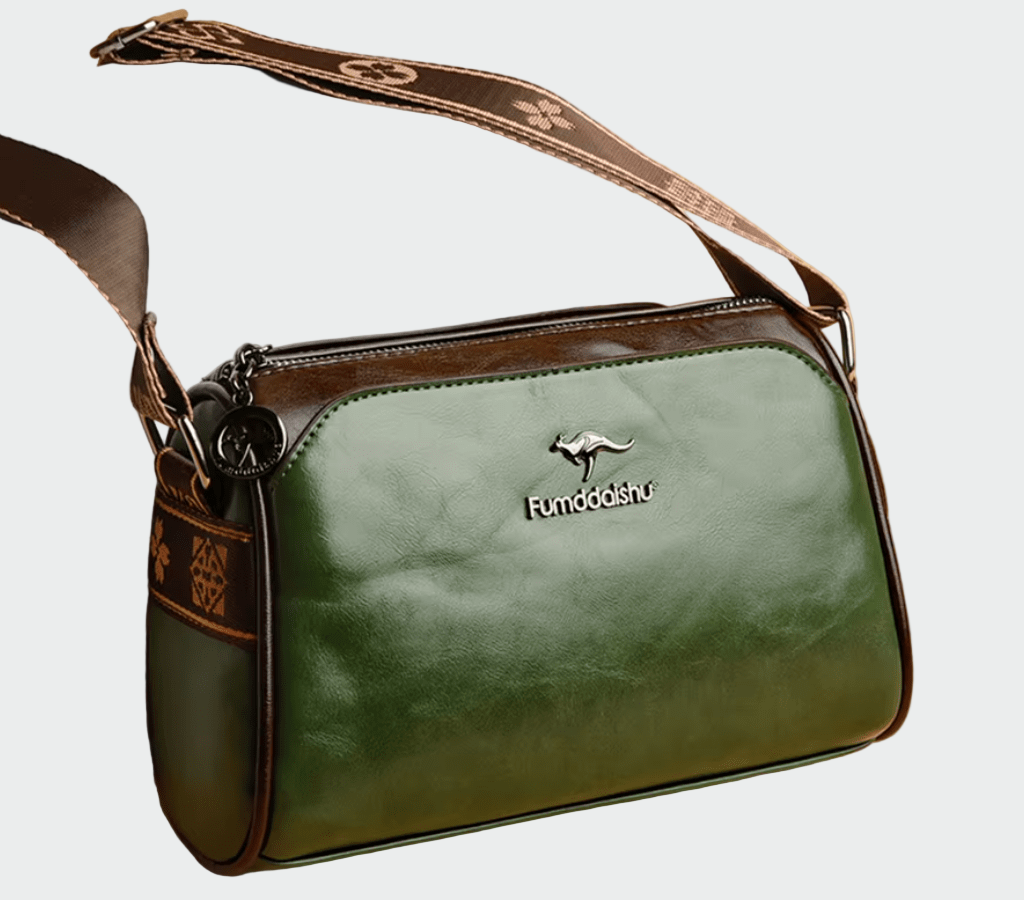 Mala de mão de couro atemporal