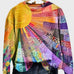 Sweatshirt Tricotado com Design Raio de Sol