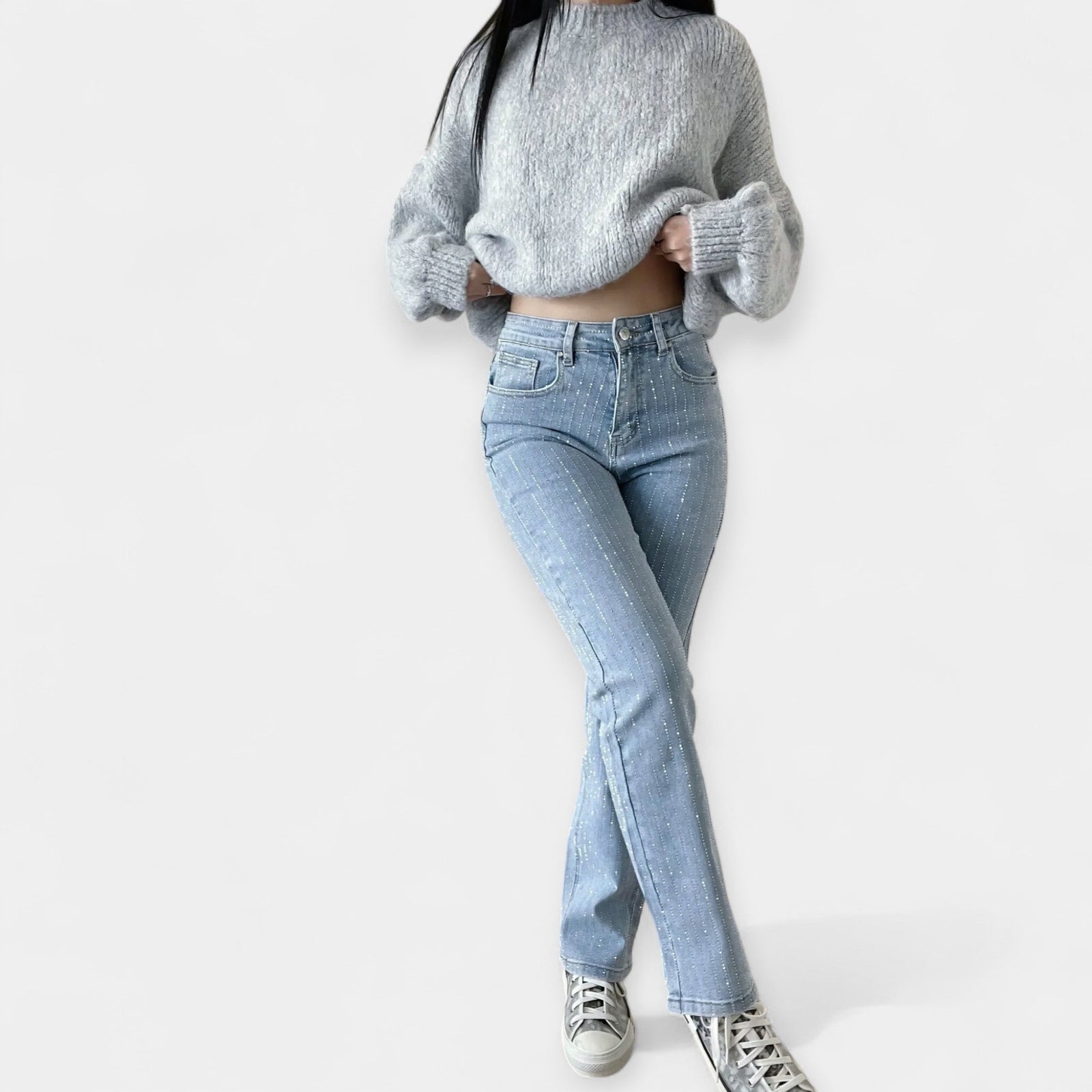 Jeans Brilhante de Verão